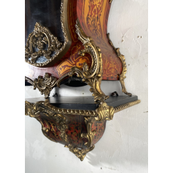 CASSA OROLOGIO PARETE STILE LUIGI XIV BOULLE MENSOLA SENZA OROLOGIO PENDOLA '900