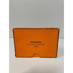 CARTE DA GIOCO ORIGINALI HERMES PARIS VINTAGE ANNI 70 SCATOLA VERDE BLU SCALA40