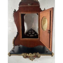 CASSA OROLOGIO PARETE STILE LUIGI XIV BOULLE MENSOLA SENZA OROLOGIO PENDOLA '900