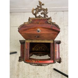 CASSA OROLOGIO PARETE STILE LUIGI XIV BOULLE MENSOLA SENZA OROLOGIO PENDOLA '900