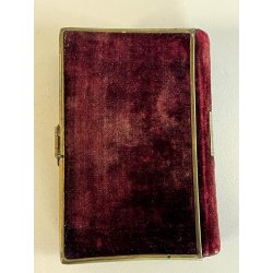 ANTICO LIBRO di PREGHIERE tascabile fine 800 LA GIORNATA del CRISTIANO religioso