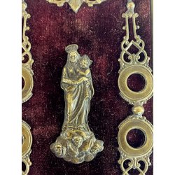 ANTICO LIBRO di PREGHIERE tascabile fine 800 LA GIORNATA del CRISTIANO religioso