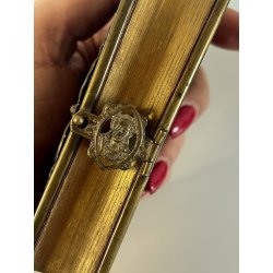 ANTICO LIBRO di PREGHIERE tascabile fine 800 LA GIORNATA del CRISTIANO religioso