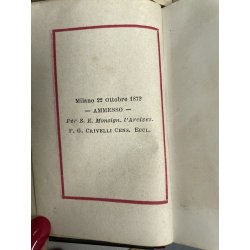 ANTICO LIBRO di PREGHIERE tascabile fine 800 LA GIORNATA del CRISTIANO religioso