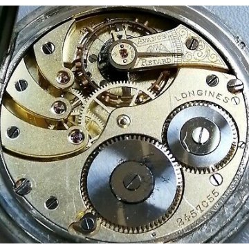 ANTICO OROLOGIO TASCA Longines FS Ferrovie EPOCA 900 OLD POCKET WATCH collezione