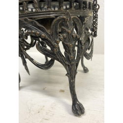 BOLLITORE SAMOVAR SPIRIT KETTLE on STAND Edwaedian PLACCATO ARGENTO SHEFFIELD