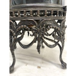 BOLLITORE SAMOVAR SPIRIT KETTLE on STAND Edwaedian PLACCATO ARGENTO SHEFFIELD