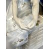 ANTICO VASO SCULTURA FIORIERA CENTROTAVOLA PORCELLANA FIGURE SCENA ROMANTICA 900