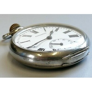 ANTICO OROLOGIO TASCA Longines FS Ferrovie EPOCA 900 OLD POCKET WATCH collezione