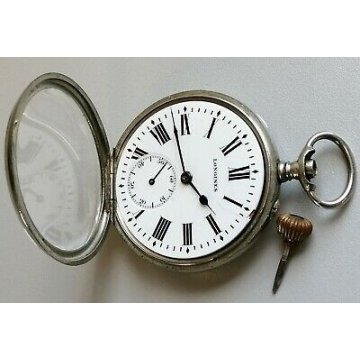 ANTICO OROLOGIO TASCA Longines FS Ferrovie EPOCA 900 OLD POCKET WATCH collezione