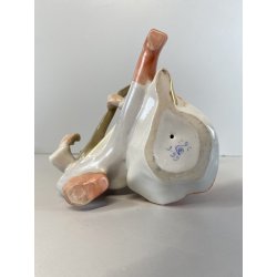 SCULTURA CERAMICA PORCELLANA SOVIETICA VINTAGE FIGURE UKRAINAN DANCE URSS '60