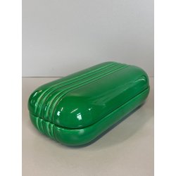 RARO SET 3 CENTROTAVOLA CERAMICA VERDE DESIGN Angelo Spagnolo CONTENITORI '70