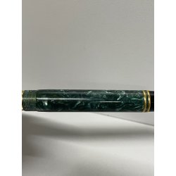 PENNA STILOGRAFICA PARKER DUOFOLD GREEN MARBLED FOUNTAIN PEN ORO 18K MARMO VERDE