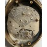 Swiza OROLOGIO TAVOLO OVALE 8 days SUONERIA anni 60 DORATO Old Alarm Clock