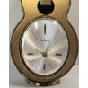 Swiza OROLOGIO TAVOLO CHITARRA suoneria CARILLON anni 50 DORATO Old Alarm Clock