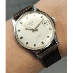 ANTICO OROLOGIO POLSO Eldor 555 Geneve ANNI 70 cal AS1803 OLD WRIST WATCH montre