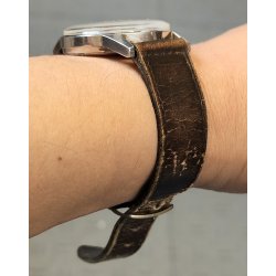 ANTICO OROLOGIO POLSO Eldor 555 Geneve ANNI 70 cal AS1803 OLD WRIST WATCH montre