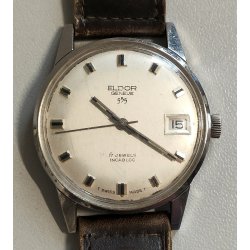 ANTICO OROLOGIO POLSO Eldor 555 Geneve ANNI 70 cal AS1803 OLD WRIST WATCH montre