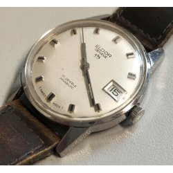 ANTICO OROLOGIO POLSO Eldor 555 Geneve ANNI 70 cal AS1803 OLD WRIST WATCH montre
