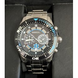 OROLOGIO POLSO Chrono BREIL EDGE TW1287 quartz 10 ATM Vintage Wrist Watch DATA