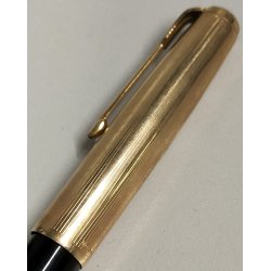 ANTICA PENNA STILOGRAFICA Parker 51 anni 50 ORO 12k Gold Filled OLD FOUNTAIN PEN