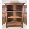 ANTICO PICCOLO ARMADIO GUARDAROBA RUSTICO 1800 LEGNO CASTAGNO 2 ANTE OLD
