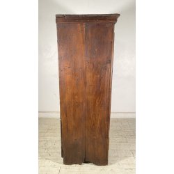 ANTICO PICCOLO ARMADIO GUARDAROBA RUSTICO 1800 LEGNO CASTAGNO 2 ANTE OLD