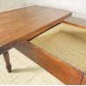 ANTICO TAVOLO DA PRANZO A LIBRO ALLUNGABILE TABLE LEGNO PIOPPO 1800 TAVOLINO OLD