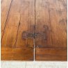 ANTICO TAVOLO DA PRANZO A LIBRO ALLUNGABILE TABLE LEGNO PIOPPO 1800 TAVOLINO OLD