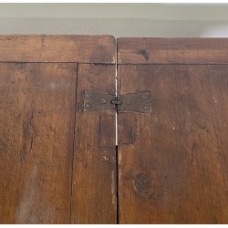 ANTICO TAVOLO DA PRANZO A LIBRO ALLUNGABILE TABLE LEGNO PIOPPO 1800 TAVOLINO OLD