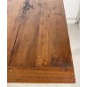 ANTICO TAVOLO DA PRANZO A LIBRO ALLUNGABILE TABLE LEGNO PIOPPO 1800 TAVOLINO OLD