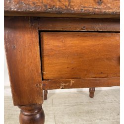 ANTICO TAVOLO DA PRANZO A LIBRO ALLUNGABILE TABLE LEGNO PIOPPO 1800 TAVOLINO OLD