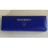 WATERMAN Gentleman PENNA SFERA acciaio oro BOX Vintage Ballpoint Pen DESIGN