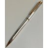 WATERMAN Gentleman PENNA SFERA acciaio oro BOX Vintage Ballpoint Pen DESIGN
