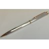 WATERMAN Gentleman PENNA SFERA acciaio oro BOX Vintage Ballpoint Pen DESIGN