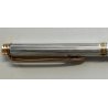 WATERMAN Gentleman PENNA SFERA acciaio oro BOX Vintage Ballpoint Pen DESIGN