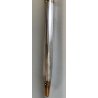 WATERMAN Gentleman PENNA SFERA acciaio oro BOX Vintage Ballpoint Pen DESIGN
