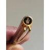 WATERMAN Gentleman PENNA SFERA acciaio oro BOX Vintage Ballpoint Pen DESIGN