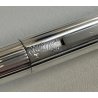 ST DUPONT Classic PENNA SFERA ARGENTATA GODRON Vintage Ballpoint Pen COLLEZIONE
