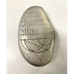 SCULTURA PELTRO POSTMODERNA BIG TRACES Walter Valentini NUMERATA 91/300  1985