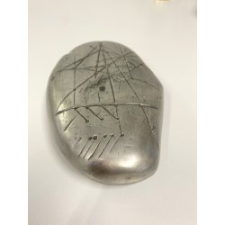 SCULTURA PELTRO POSTMODERNA BIG TRACES Walter Valentini NUMERATA 91/300  1985