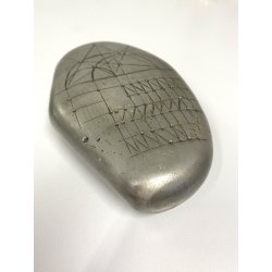 SCULTURA PELTRO POSTMODERNA BIG TRACES Walter Valentini NUMERATA 91/300  1985