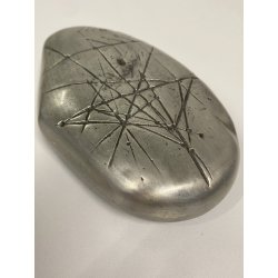 SCULTURA PELTRO POSTMODERNA BIG TRACES Walter Valentini NUMERATA 91/300  1985