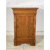 ANTICO COMODINO INGINOCCHIATOIO CAPPUCCINO LEGNO NOCE CHIESA 1800 EPOCA CREDENZA