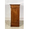 ANTICO COMODINO INGINOCCHIATOIO CAPPUCCINO LEGNO NOCE CHIESA 1800 EPOCA CREDENZA