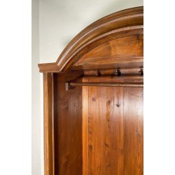 ANTICO PICCOLO ARMADIO BIEDERMEIER APPENDIABITI GUARDAROBA 800 LEGNO NOCE 1 ANTA