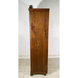 ANTICO PICCOLO ARMADIO BIEDERMEIER APPENDIABITI GUARDAROBA 800 LEGNO NOCE 1 ANTA
