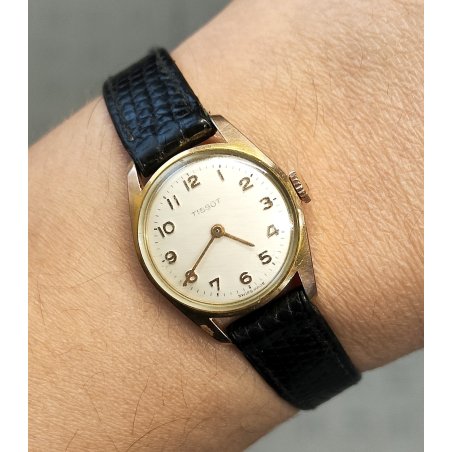 OROLOGIO POLSO Tissot Lady MECCANICO Plaque or G 20 anni 60 Vintage Wrist Watch