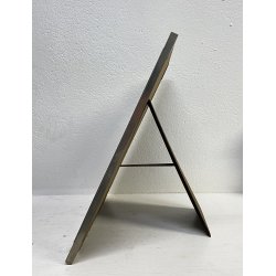 CORNICE DA APPOGGIO PORTA FOTO METALLO ARGENTATO OTTONE VINTAGE DESIGN ANNI 70