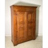 ANTICO PICCOLO ARMADIO GUARDAROBA RUSTICO 1800 LEGNO ABETE 2 ANTE OLD